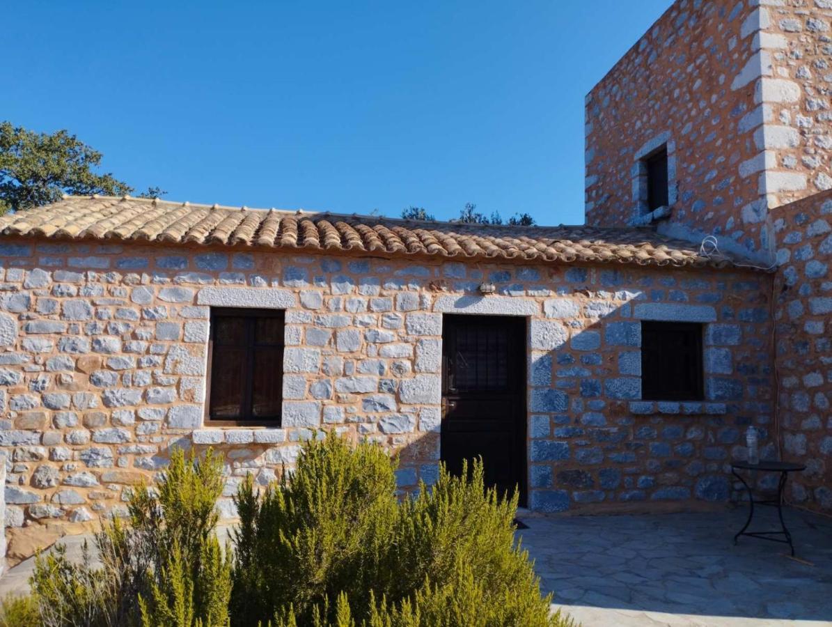 The Two Carob Trees, Traditional Stonehouse, Nikandri, Pirgos Diros Lefkias Exterior foto