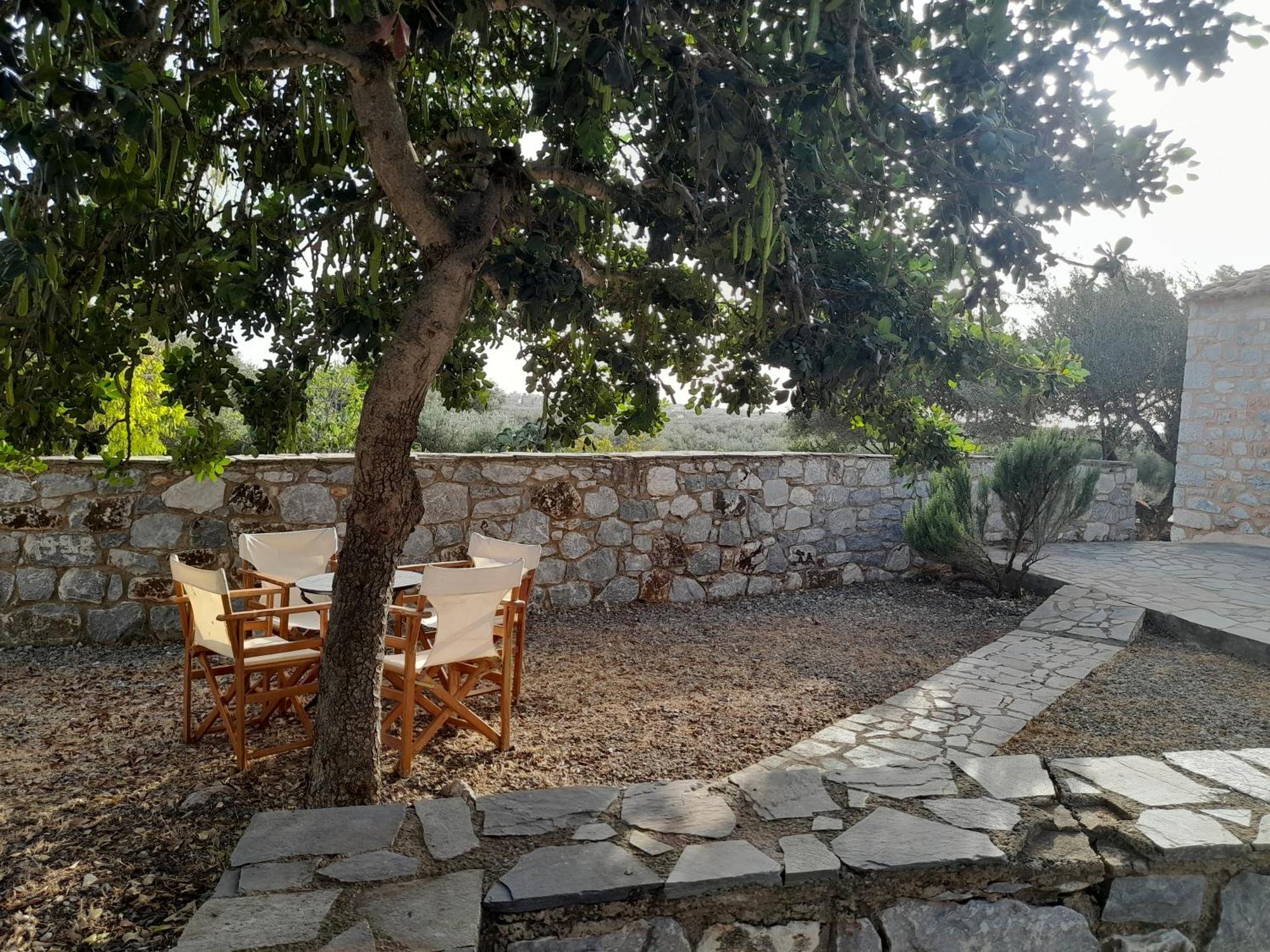 The Two Carob Trees, Traditional Stonehouse, Nikandri, Pirgos Diros Lefkias Exterior foto